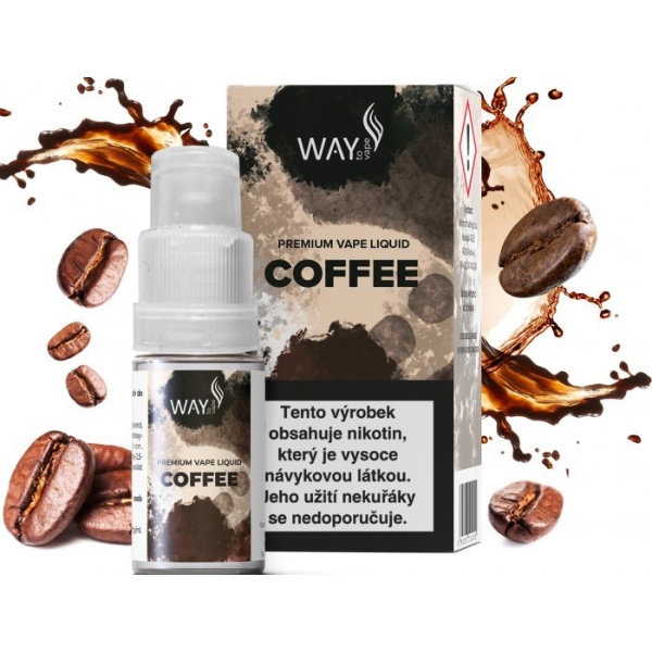 Ostatní Liquid WAY to Vape Coffee 10ml-6mg