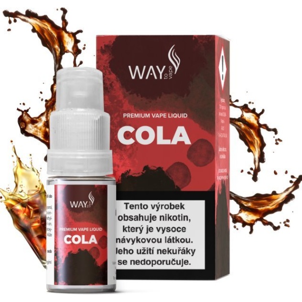 Ostatní Liquid WAY to Vape Cola 10ml-18mg