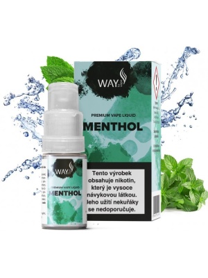 Ostatní Liquid WAY to Vape Menthol 10ml-6mg