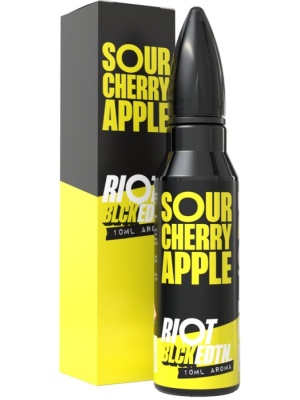 Riot Labs Příchuť Riot Squad BLCK EDTN S&V 10ml Sour Cherry & Apple (Třešeň & zelené jablko)