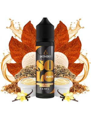 Příchuť Bombo Solo Juice S&V 15ml Vanilla Custard Tobacco (Tabák s vanilkovým custardem)