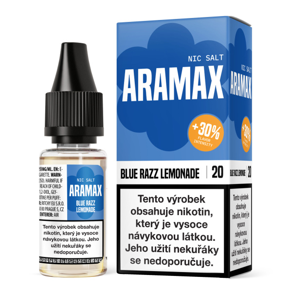 Liquid Aramax Nic Salt - Blue Razz Lemonade 10ml