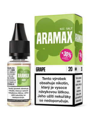Liquid Aramax Nic Salt - Grape 10ml