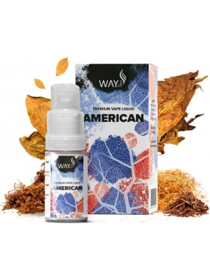 Liquid WAY to Vape American 10ml-0mg