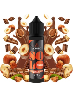 Příchuť Bombo Solo Juice S&V 15ml Hazelnut Choco Waffer (Tyčinka s lískooříškovým krémem)