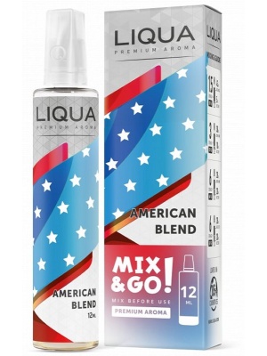 Příchuť Liqua Mix&Go 12ml American Blend