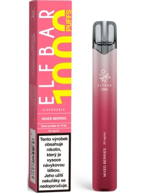 Elf Bar 1000 elektronická cigareta 20mg Mixed Berries