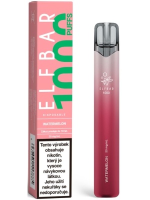 Elf Bar 1000 elektronická cigareta 20mg Watermelon
