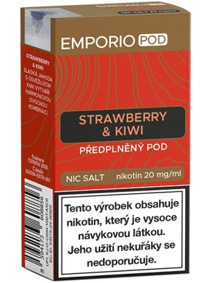 EMPORIO POD cartridge Strawberry & Kiwi 20mg 1Pack