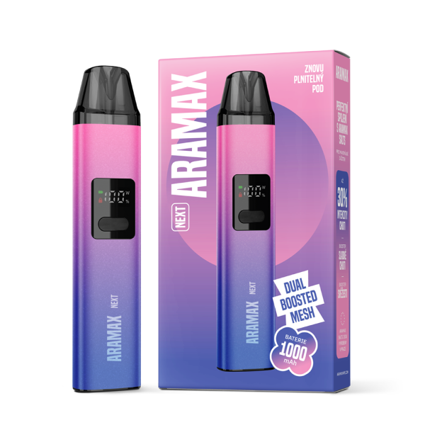 Aramax NEXT elektronická cigareta 1000mAh Gradient Pink-Purple