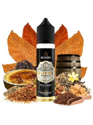 Příchuť Bombo Platinum Tobaccos S&V 15ml Supra Reserve (Sladký tabák s karamelem)