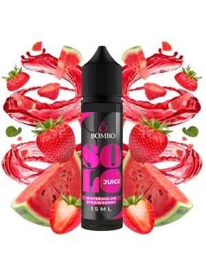 Příchuť Bombo Solo Juice S&V 15ml Watermelon Strawberry (Vodní meloun a jahoda)