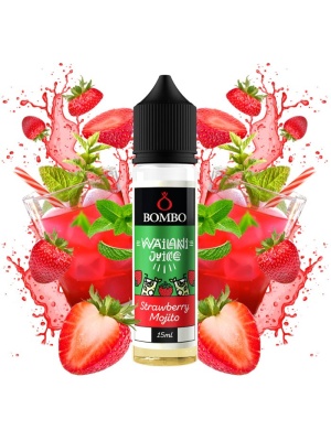 Příchuť Bombo Wailani Juice S&V 15ml Strawberry Mojito (Jahodové mojito)