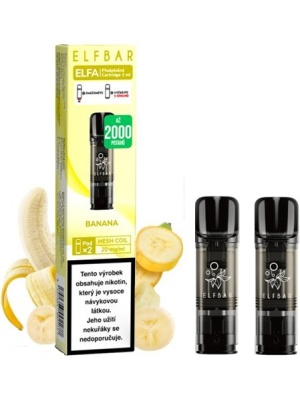 Elf Bar ELFA Pods cartridge 2Pack Banana 20mg