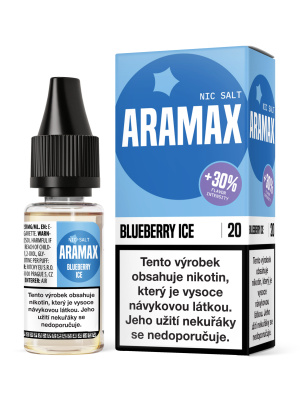 Liquid Aramax Nic Salt - Blueberry Ice 10ml