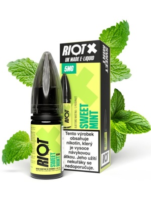 Riot Labs Liquid RIOT X Salt Sweet Mint (Jemná máta) 10ml-20mg