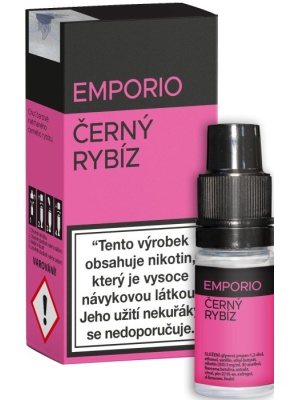 Liquid EMPORIO Černý Rybíz 10ml - 3mg