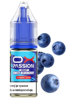 Liquid OXVA OX PASSION Salts Sweet Blueberry 10ml - 10mg