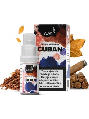 Liquid WAY to Vape Cuban 10ml-3mg