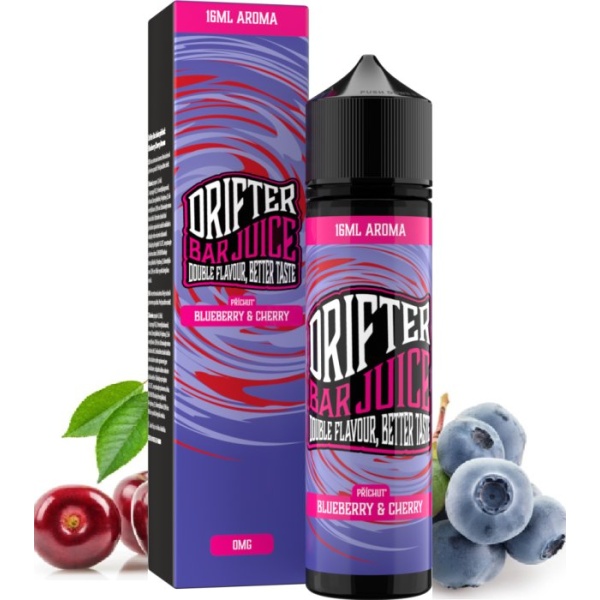 Juice Sauz Příchuť Drifter Bar Juice S&V 16ml Blueberry Cherry