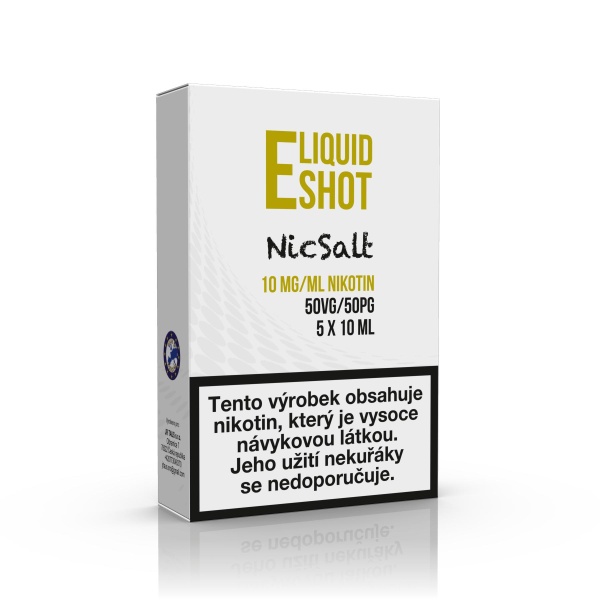 EXPRAN GmbH 5 pack E-Liquid Shot Booster NicSalt 50PG/50VG 5 x 10 ml 10 mg