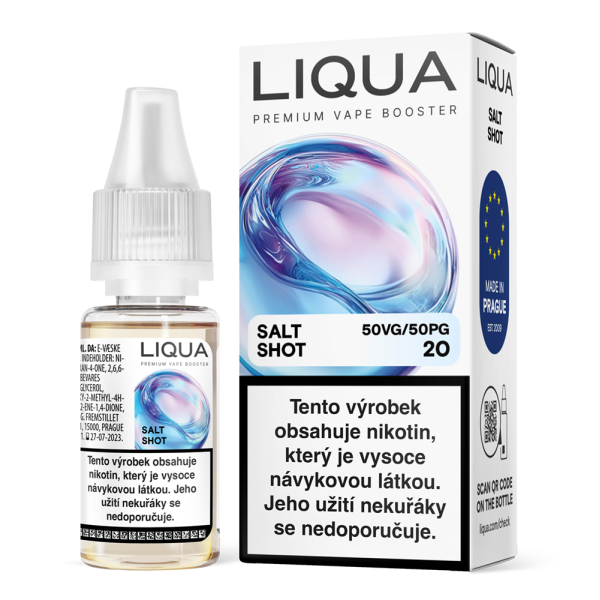 Liqua 10ml Salt Shot 20mg 50VG/50PG