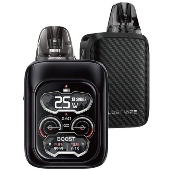 LostVape Lost Vape URSA Baby 3 Pro Pod elektronická cigareta 1300mAh Black Carbon