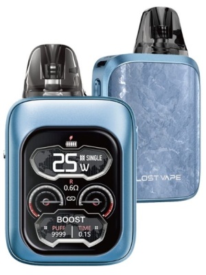 LostVape Lost Vape URSA Baby 3 Pro Pod elektronická cigareta 1300mAh Moonsteel Blue