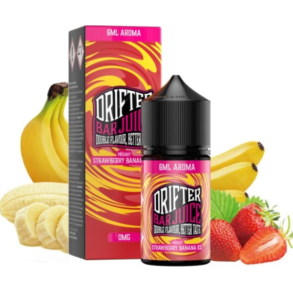 Ostatní Příchuť Drifter Bar Juice S&V 6ml Strawberry Banana Ice