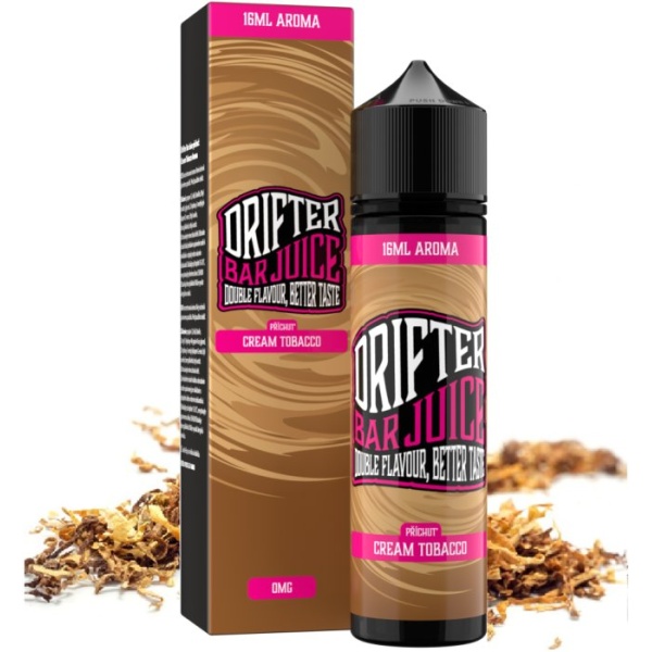 Juice Sauz Příchuť Drifter Bar Juice S&V 16ml Cream Tobacco