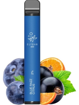 Elf Bar 600 elektronická cigareta 20mg Blue Razz Lemonade