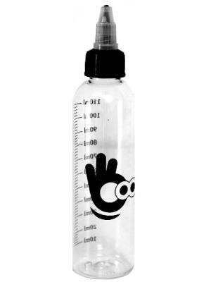 Ostatní Prázdná lahvička OK s twist uzávěrem a ryskou - 120ml