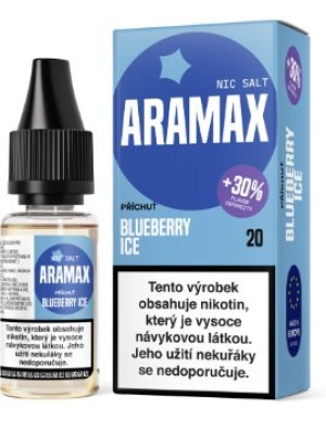 Liquid Aramax Nic Salt - Blueberry Ice 10ml