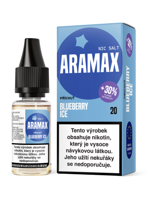 Liquid Aramax Nic Salt - Blueberry Ice 10ml