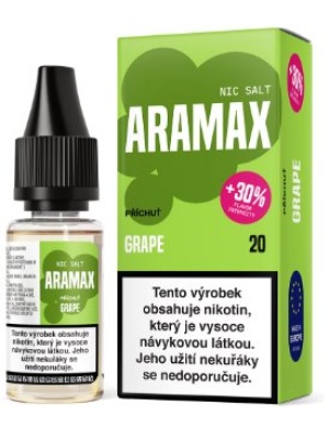 Liquid Aramax Nic Salt - Grape 10ml