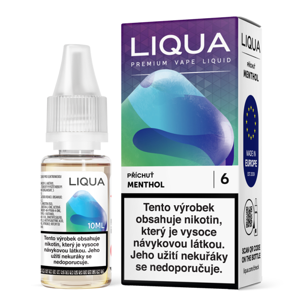 Liquid LIQUA CZ Elements Menthol 10ml 12mg (Mentol)