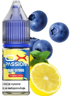 Liquid OXVA OX PASSION Salts Blue Citrus 10ml - 10mg