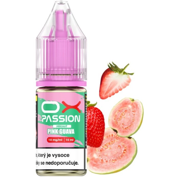 Liquid OXVA OX PASSION Salts Pink Guava 10ml - 10mg