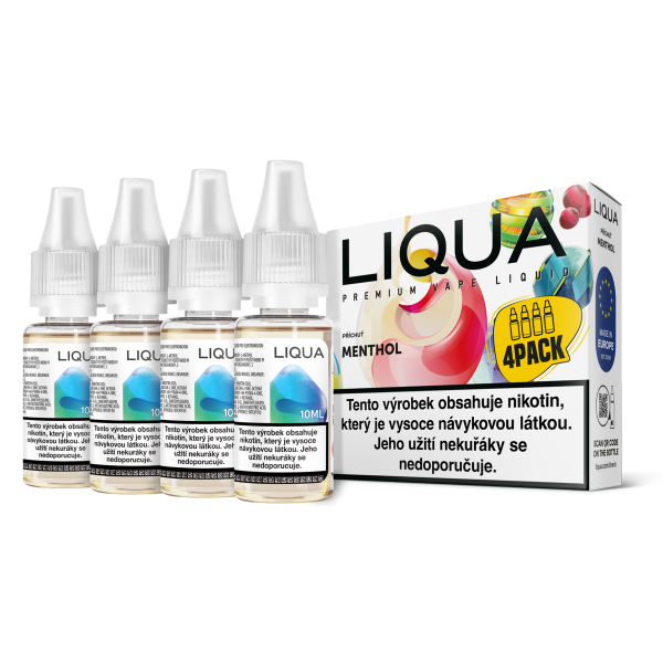 Menthol 4x10ml - Liquid LIQUA Elements 4Pack - 6 mg