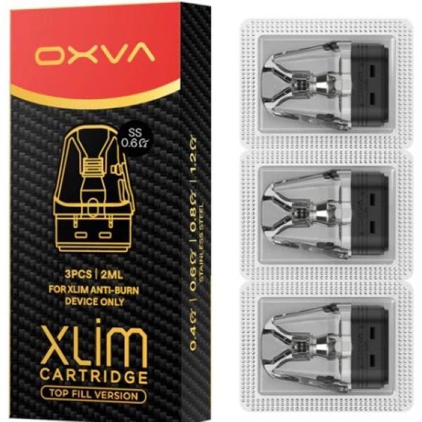 OXVA Xlim Top Fill SS cartridge 0