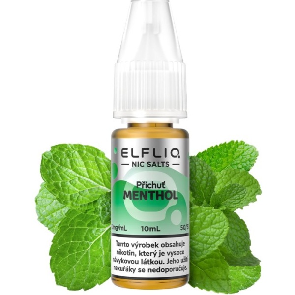 Elf Bar Liquid ELFLIQ Nic SALT Menthol 10ml - 10mg