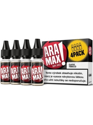 Liquid ARAMAX 4Pack Classic Tobacco 4x10ml-3mg