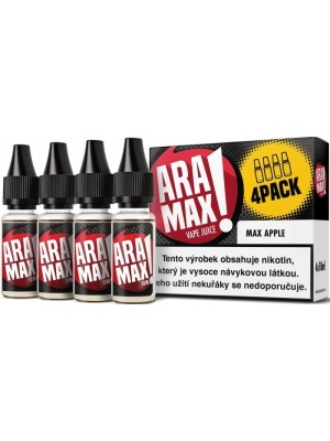 Liquid ARAMAX 4Pack Max Apple 4x10ml-18mg