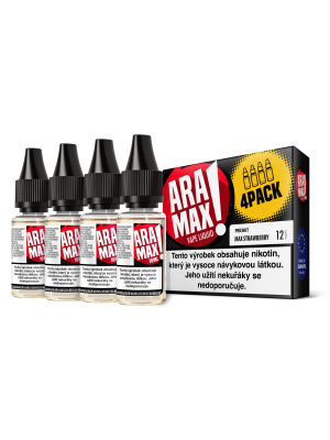 Liquid ARAMAX 4Pack Max Strawberry 4x10ml - 12 mg