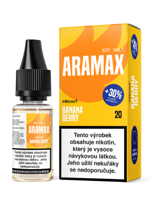 Liquid Aramax Nic Salt - Banana Berry 10ml