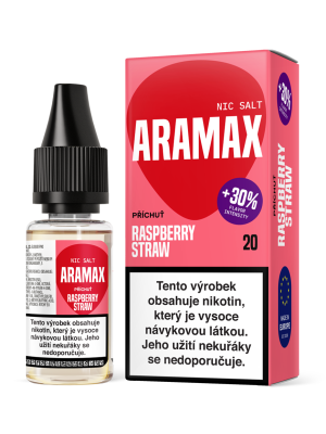 Liquid Aramax Nic Salt - Raspberry Straw 10ml