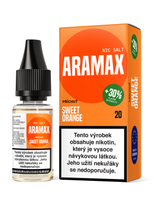 Liquid Aramax Nic Salt - Sweet Orange 10ml