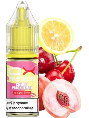 Liquid OXVA OX PASSION Salts Cherry Peach Lemon 10ml - 10mg