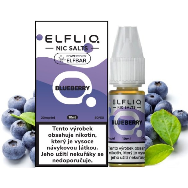 Elf Bar Liquid ELFLIQ Nic SALT Blueberry 10ml - 20mg